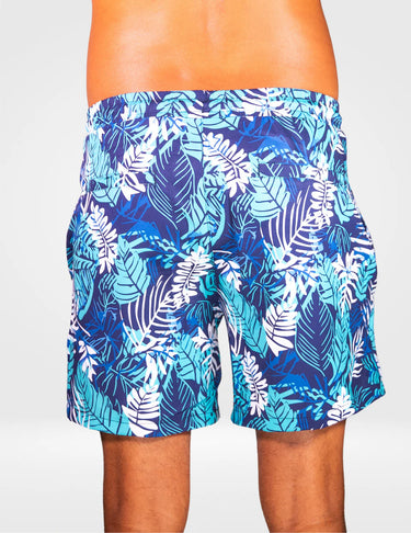 CARIBBEAN PALMS - WATERPROOF SWIM SHORTS WITH A WATERPROOF POCKET - 5.5"- GEN 2